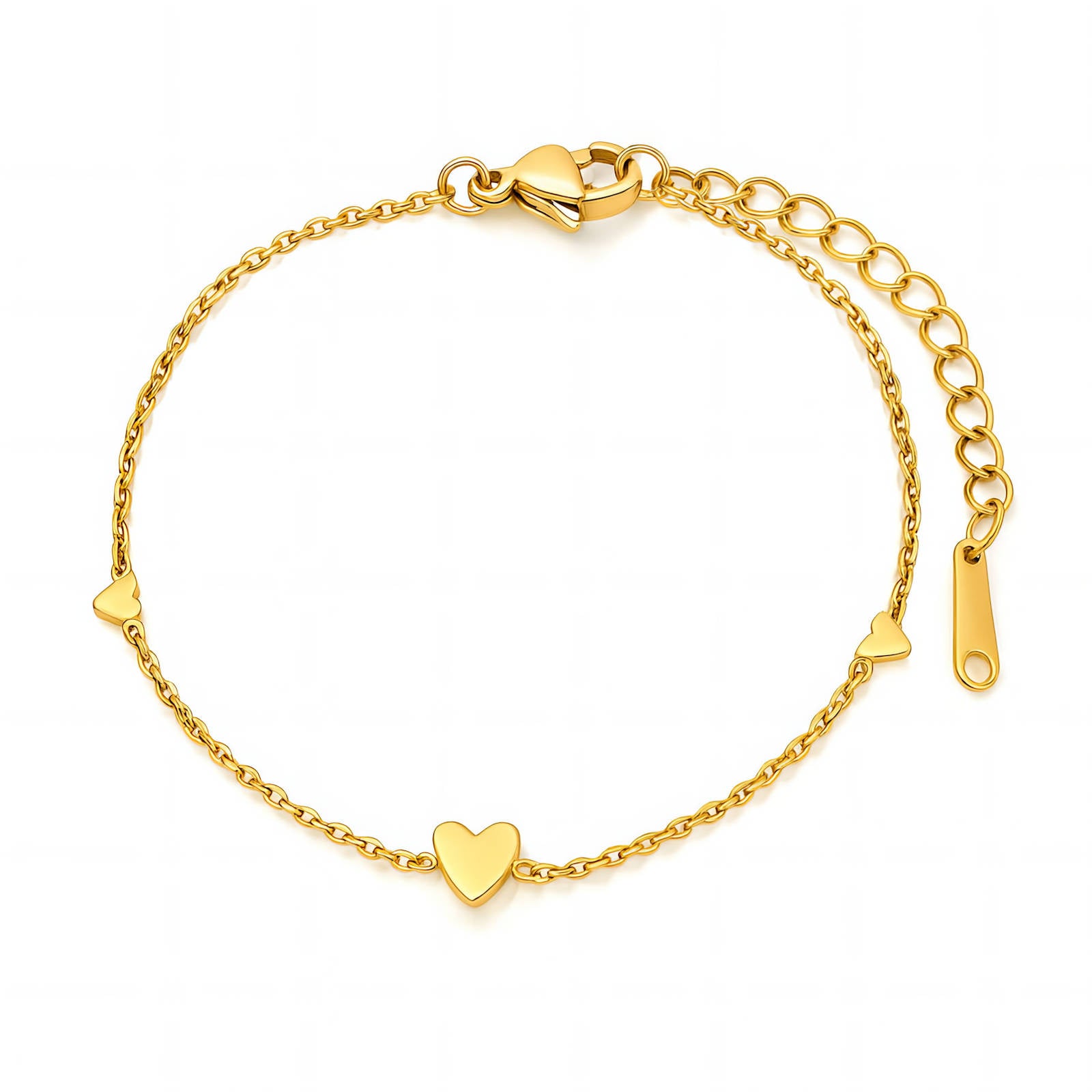 „InLove“-Armband, 18 Karat vergoldeter Stahl